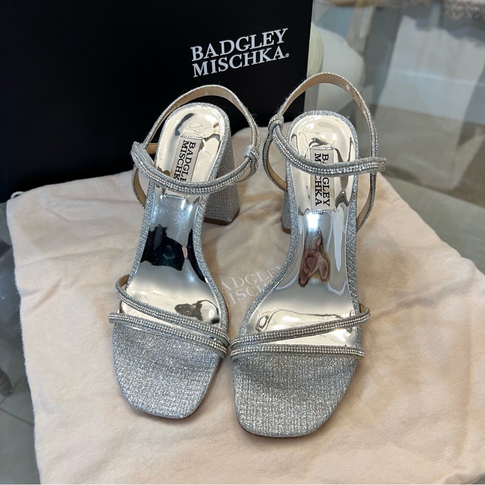 Badgley Mischka Rebekah Block Heel Sandal